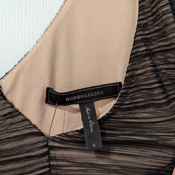 BCBG MAX AZRIA Sven Peplum Cocktail Dress in Black - Picture 5 of 9